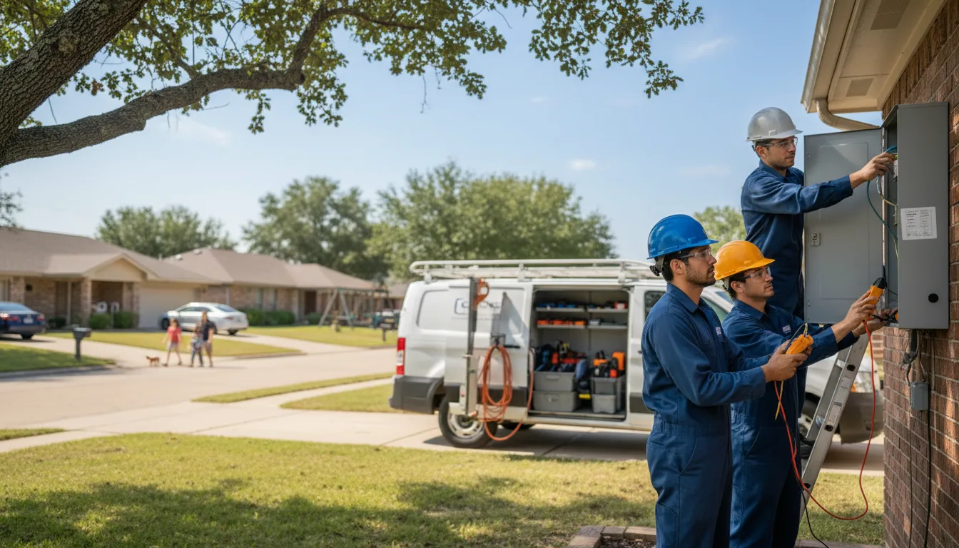 Certified electrician providing emergency electrical services in Curran, MI